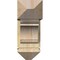 Ekena Millwork Olympic Arts and Crafts Rough Sawn Bracket w/ Offset Brace, Douglas Fir, 8"W x 20"D x 20"H BKT0806X20X20OLY03RDF - alternate 4